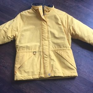 Bright Yellow Mens Winter Jacket